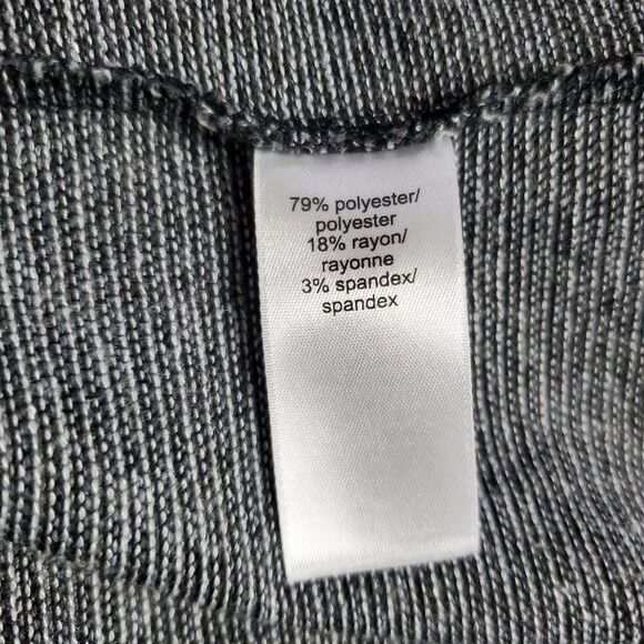 Maurices Women’s Lace-Up Hoodie Sweater Gray Striped Long Sleeve Size 0x - Picture 9 of 12